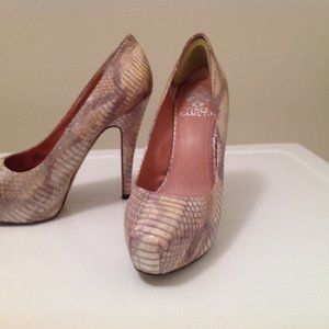 Vince Camuto Heels - Snake Skin